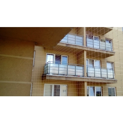 Siatka zabezpieczająca balkon - 28 mm - Cięta na wymiar