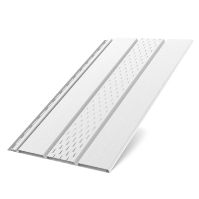 BRYZA Podsufitka / Podbitka Dachowa PVC perforowana 3 mb - BIEL