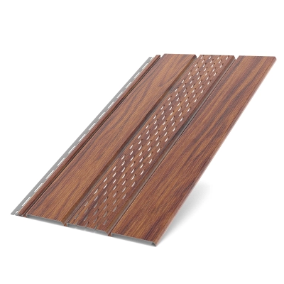 BRYZA Podsufitka / Podbitka Dachowa PVC perforowana 3 mb — ORZECH