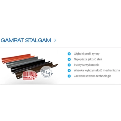 GAMRAT StalGam Rynna 150 mm - 4 mb
