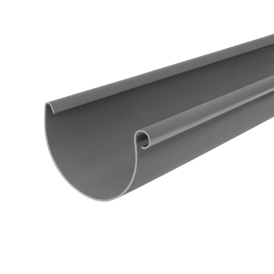 BRYZA PVC Rynna dachowa 125mm / 3m GRAFIT