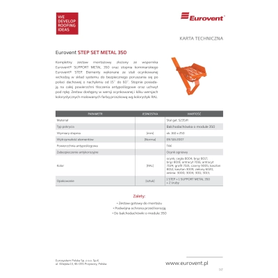 stopień kominiarski stopień kominiarski do blachodachówki stopień kominiarski do dachówki