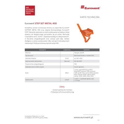 stopień kominiarski stopień kominiarski do blachodachówki stopień kominiarski do dachówki