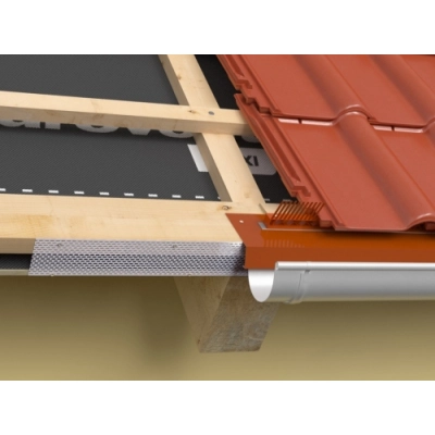 Siatka Aluminiowa okapowa ALU - 80 mm - 5 mb