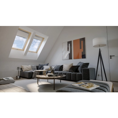 RoofLITE+ Okno dachowe trzyszybowe TRIO PINE - 3 szybowe