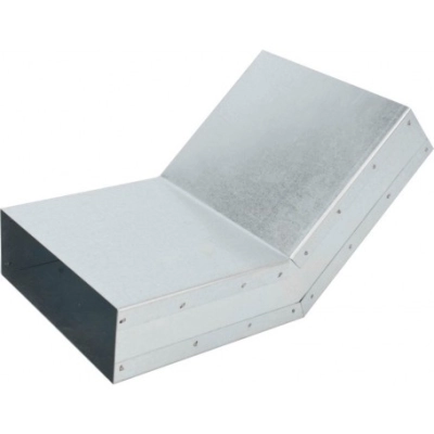 Kolano wentylacyjne Ściana - Strop OCYNK 200x50 - 45 st.