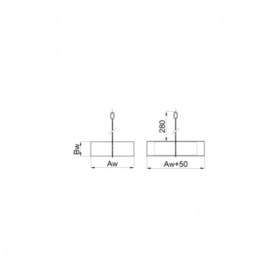 Przepustnica wentylacyjna z drutem 200x90