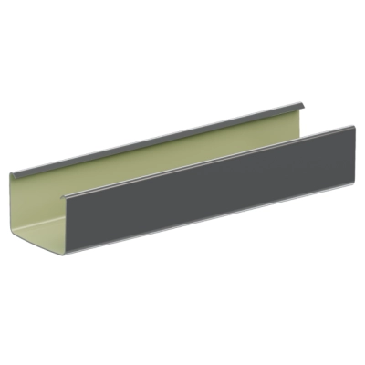 KROP Rynna kwadratowa PVC 135 mm - 4 m