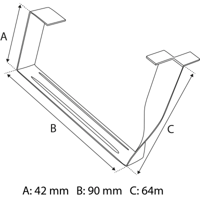 Spinka do dachówki BIBER - op.100 szt.