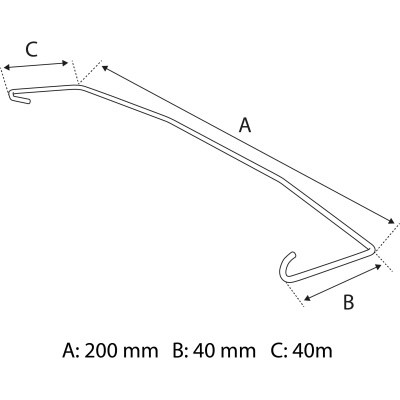 Spinka do dachówki DC6 - op.100 szt.