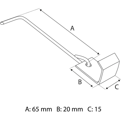 Spinka do dachówki NORD-2 - op. 100 szt.