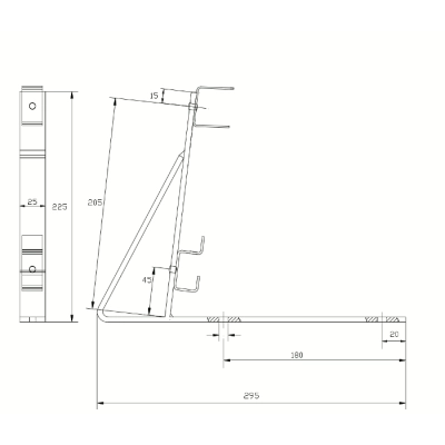 Uchwyt Śniegołapu dachowego 