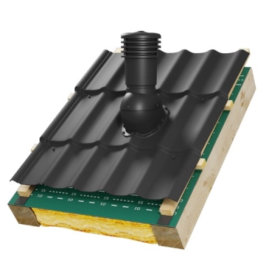 EUROVENT Kominek wentylacyjny do blachodachówki VENTOS X - 150 mm