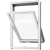 RoofLITE+ Okno dachowe plastikowe trzyszybowe TRIO PVC - 3 szybowe - BIAŁE
